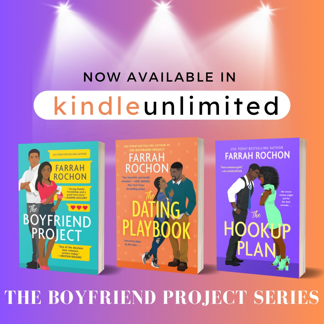 Attention Kindle Unlimited users! Look what I found in Kindle Unlimited this morning!!! Read my entire Boyfriend Project series with your KU subscription! @AmazonKindle amzn.to/3Kj9oLC #ku #kindleunlimited