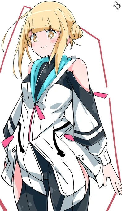のどかちゃんにアニバジャケ貰えたのが個人的にすげー嬉しかったりする( 'ω') #アリスギアEX #アリスギアお絵かき 