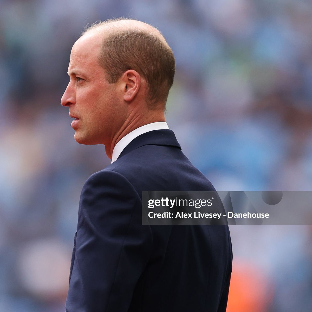 HRH Prince William, President of the Football Association, is at Wembley Stadium attending the Final between Manchester City and Manchester United🔥 Just Now, Prince William just quietly embarrassed a Royal rota and the british press about their 'fake exclusives' on him that they