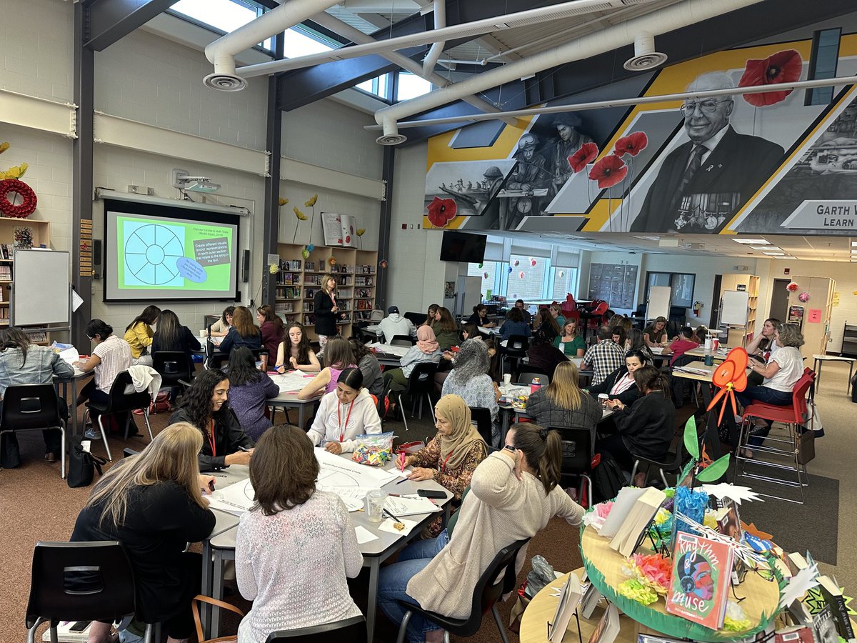 This is what a Saturday morning looks like in the HDSB. Thank you to our School Programs Department for today’s Math Symposium at Garth Webb. 

The commitment of teachers across all areas of our board is on display today. Thank you to all participants for engaging with us!