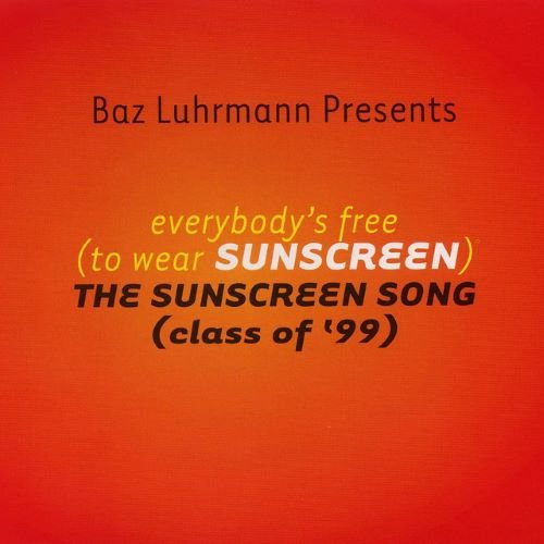 Originally released in 1997, Baz Luhrmann's Everybody's Free (To Wear Sunscreen) was released at the end of May 1999 in the U.K. To mark twenty-five years of a unique and powerful Spoken Word song, I have included it in Groovelines: musicmusingsandsuch.com/musicmusingsan…