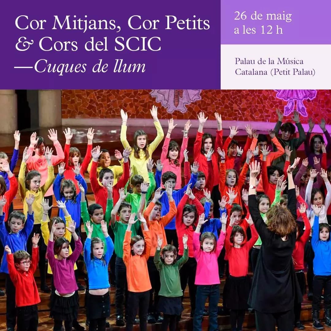 Cap de setmana molt especial amb "Cuques de llum" 🐛✨ al Palau de la Música. Dia d'assaig i visita guiada amb les mitjanes. Demà... Concert a les 12h! 😍🐔🎶

#culturalh #cuques #coralinfantil #concert #palau