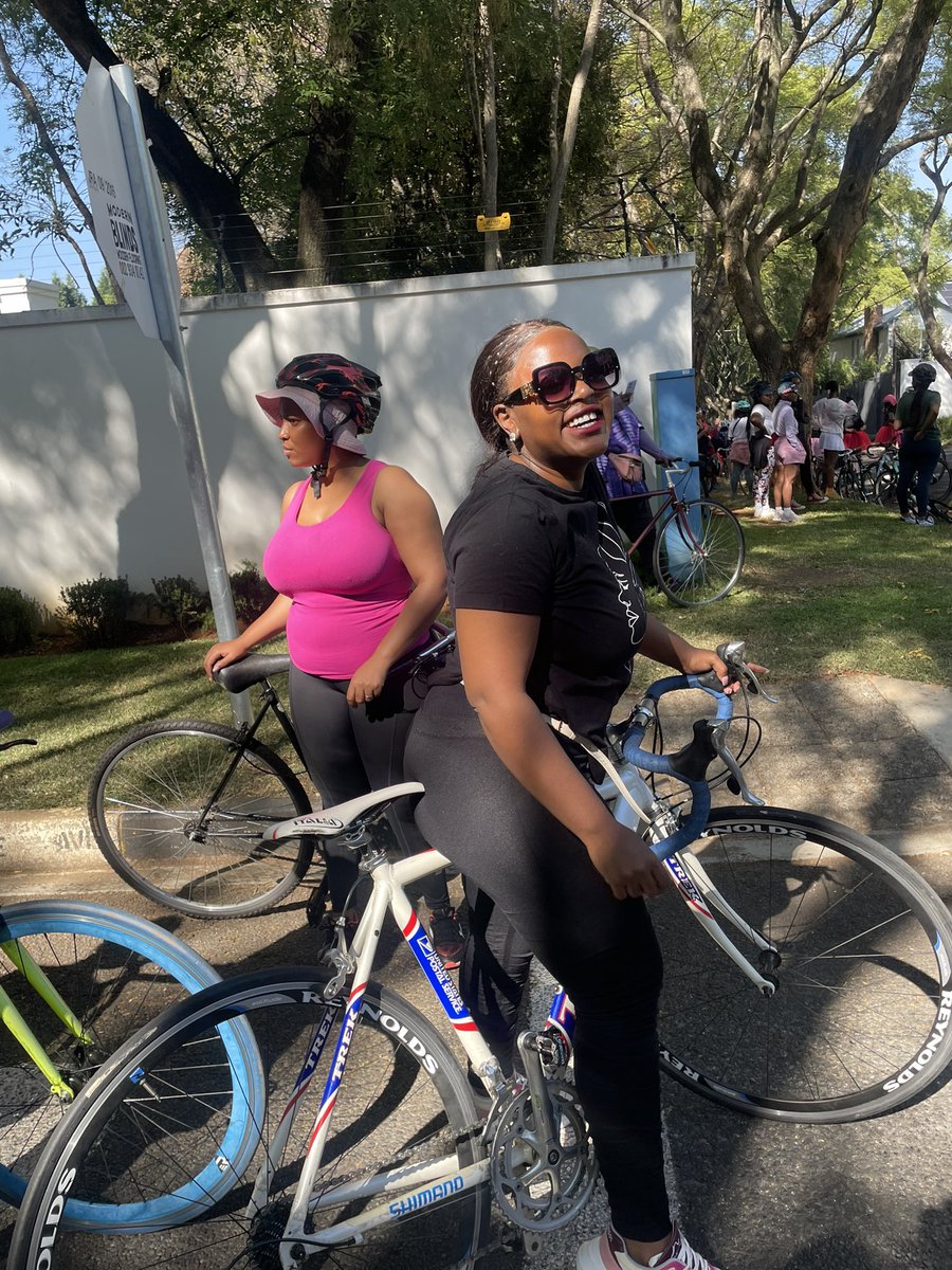 kgopotsoradebe's tweet photo. Had such a great time with the @Qrate_SA squad, where we painted the town red in raising awareness to #EndPeriodPoverty. ๐ฉธ๐ด๐พโโ๏ธ
#Cycle4Change https://t.co/AXTOBJpQT4