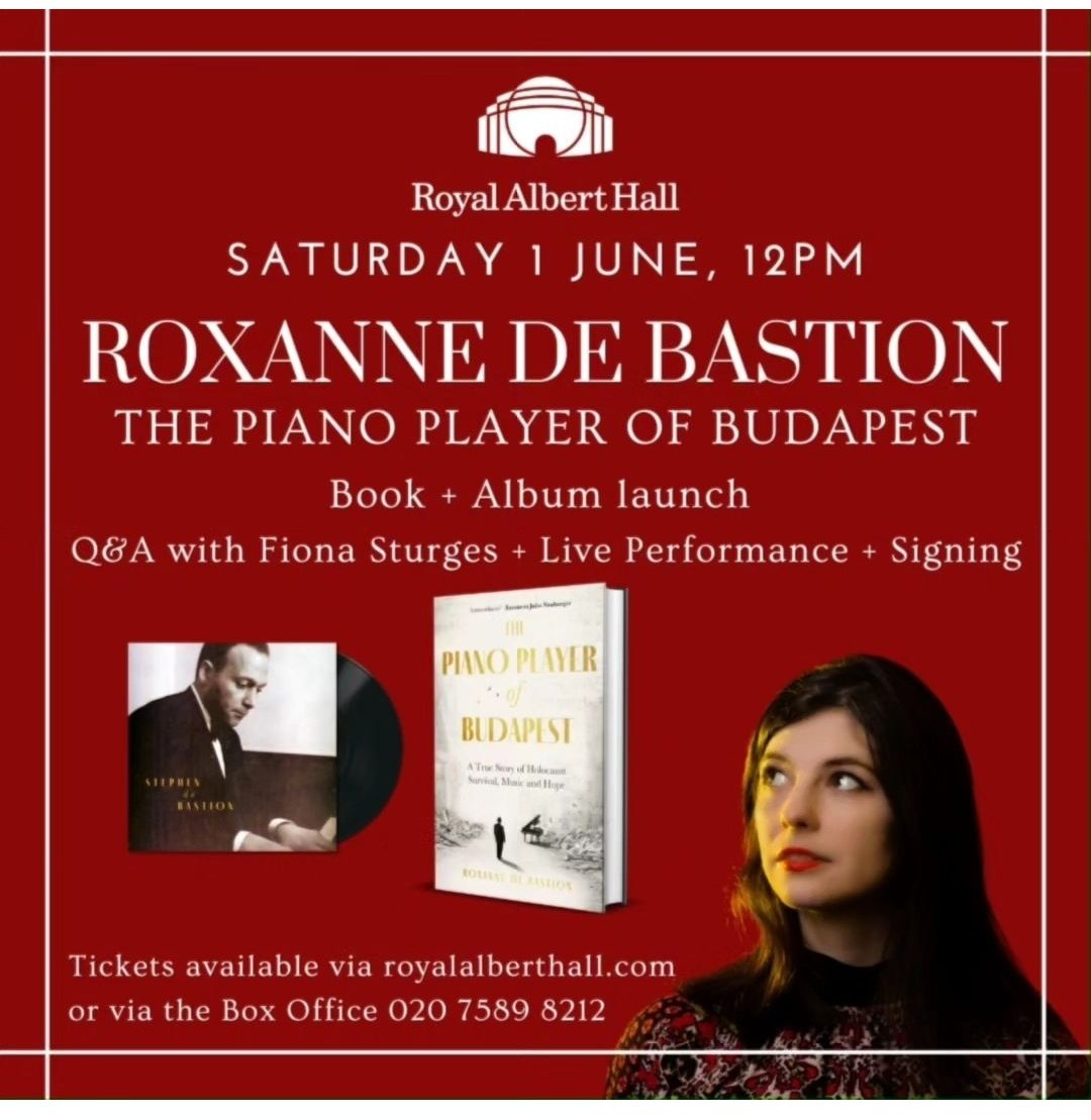 Geraldine@mastodon.social (@geralbine) on Twitter photo My sister <a href="/Roxannemusic/">Roxanne de Bastion</a> is releasing one of the most anticipated books of 2024. She's written about our grandfather's survival story and rerecorded his music. I couldn't be prouder or more excited. I can't come to launch but friends in #London you can! June 1st <a href="/RoyalAlbertHall/">Royal Albert Hall</a> My sister <a href="/Roxannemusic/">Roxanne de Bastion</a> is releasing one of the most anticipated books of 2024. She's written about our grandfather's survival story and rerecorded his music. I couldn't be prouder or more excited. I can't come to launch but friends in #London you can! June 1st <a href="/RoyalAlbertHall/">Royal Albert Hall</a>