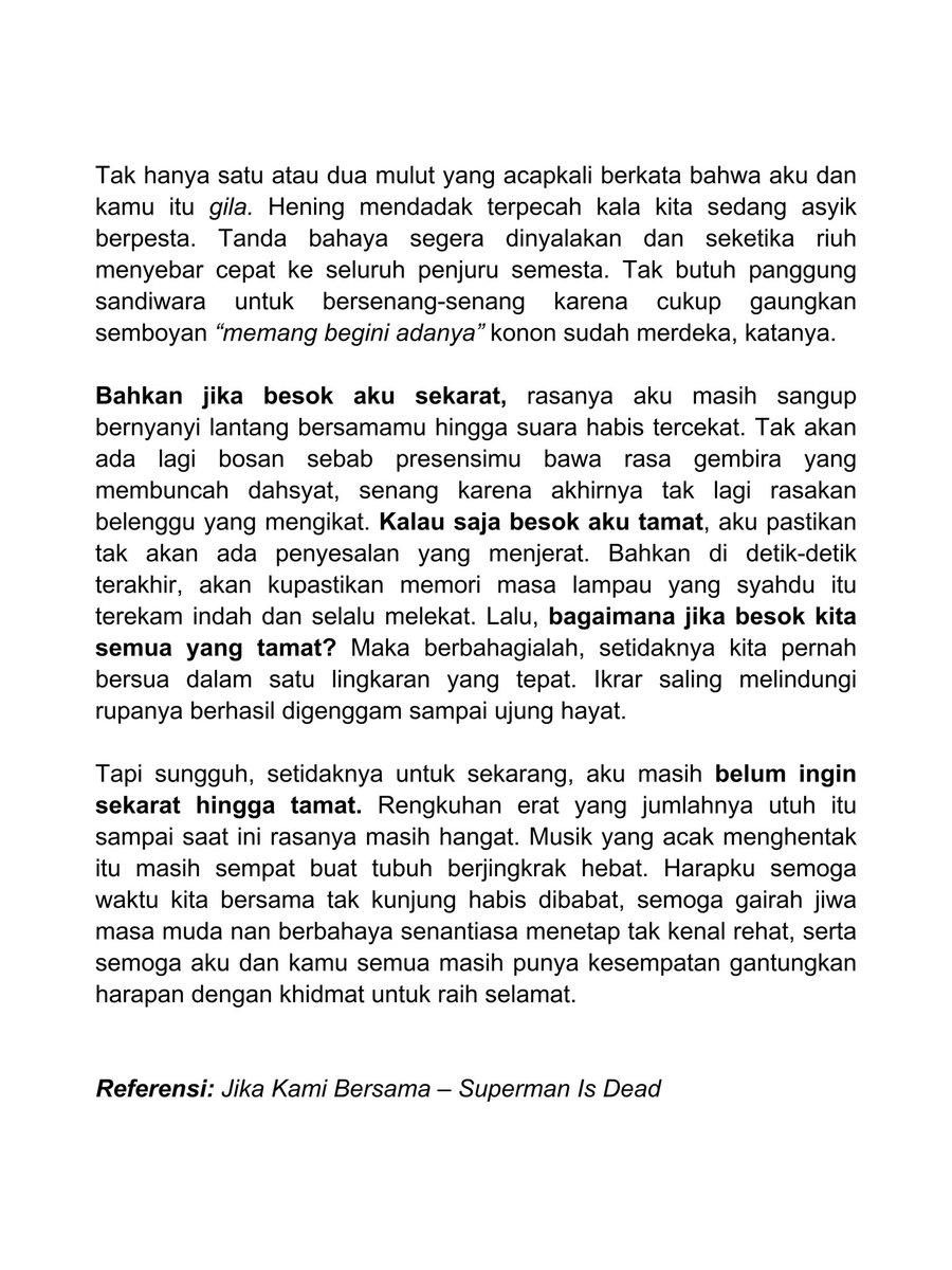 — aku belum ingin tamat, #seventeen