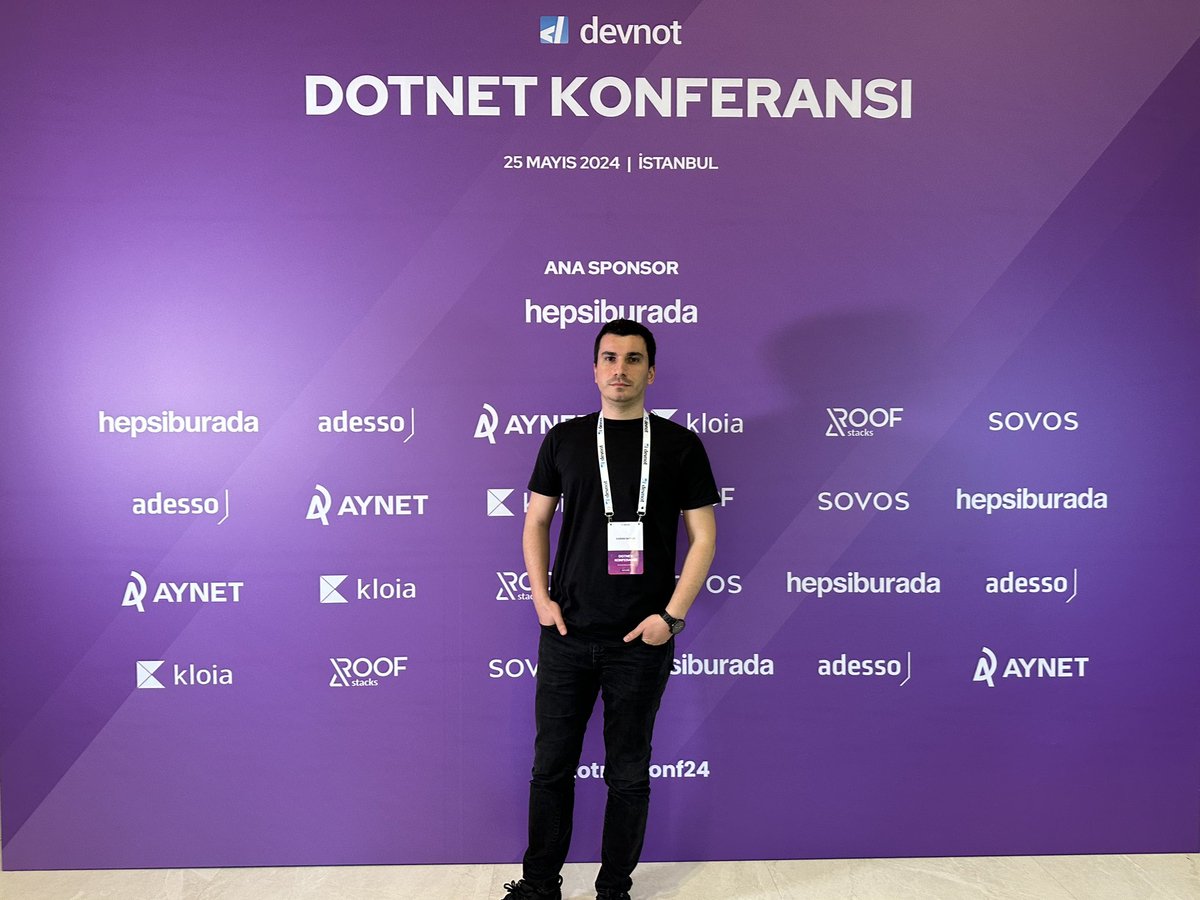 kagansaygin's tweet photo. #dotnetkonf24 https://t.co/qShl8cEvjN