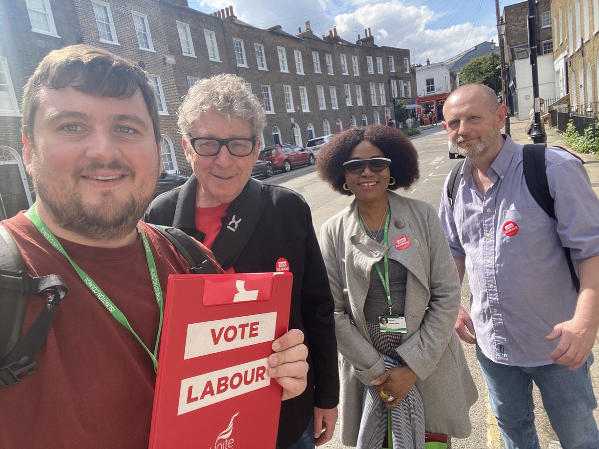 Great to be out in the ☀️ in St Peter’s and Canalside this afternoon kicking of our campaign to re-elect our formidable MP @EmilyThornberry and to elect a Labour government to deliver the change our country desperately needs #votelabour #labourdoorstep