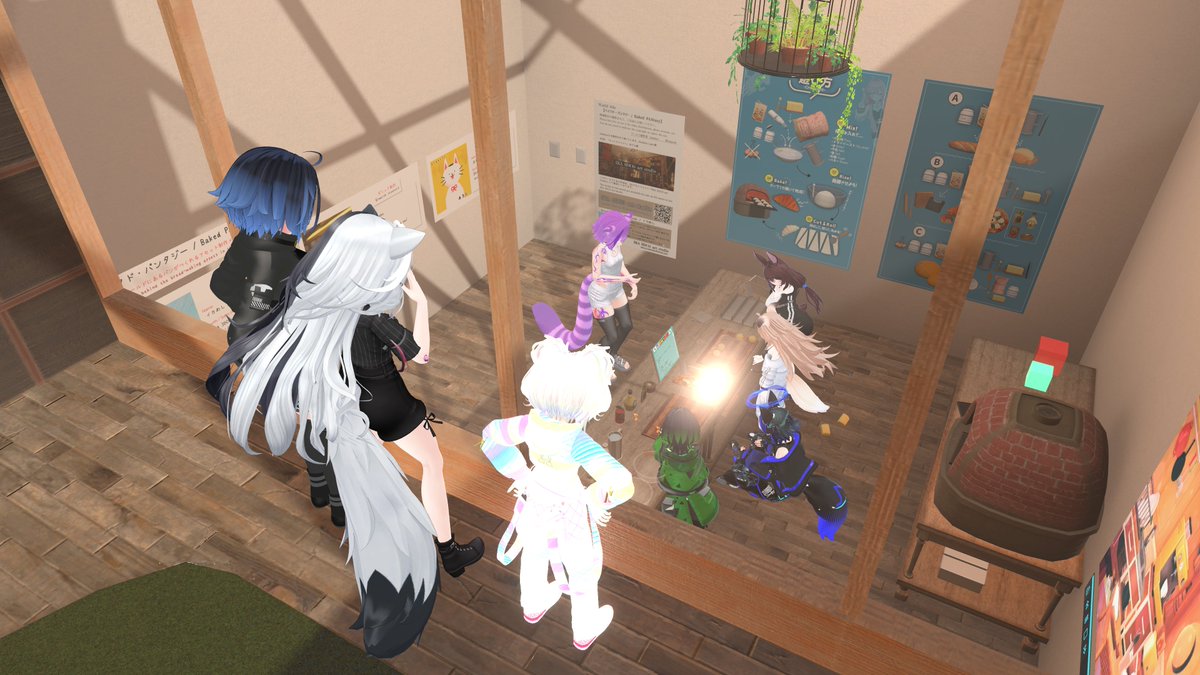 Grateful to all who came! I hope everyone enjoyed baking bread & getting to know each other abit more! 🍞 Let's all hang out again, otay? 🩷 (sorry if if missed tags!) #Vrchat #VTuber