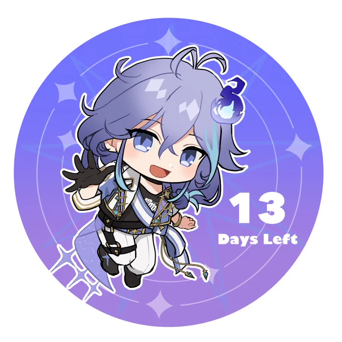 ホロスタ5周年ライブまであと13日! #ホロスタ5周年ライブ #燐央絵 