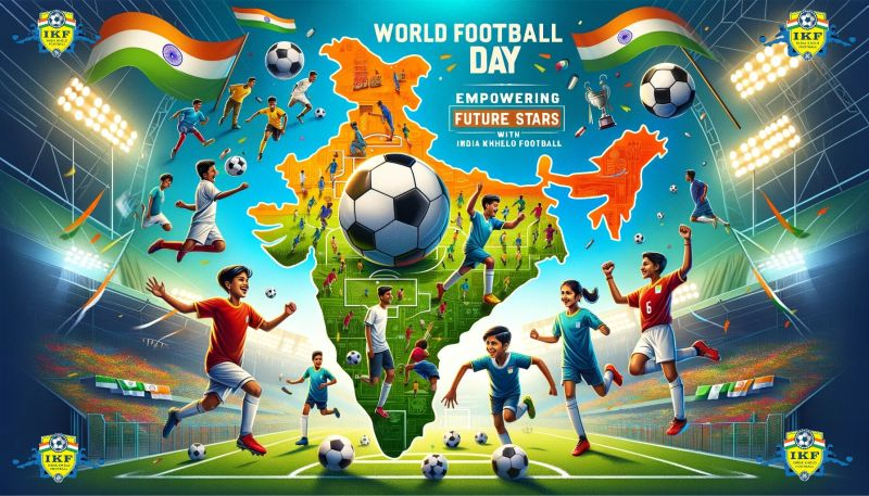 IKF_Official's tweet photo. On this special 𝐖𝐨𝐫𝐥𝐝 𝐅𝐨𝐨𝐭𝐛𝐚𝐥𝐥 𝐃𝐚𝐲, India Khelo Football (IKF) is elated to celebrate the incredible journey of football in India and our significant role in its growth. Football unites us, inspires us, and today, we honor every player, Scout, coach and supporter. https://t.co/dZvxWiOJjM