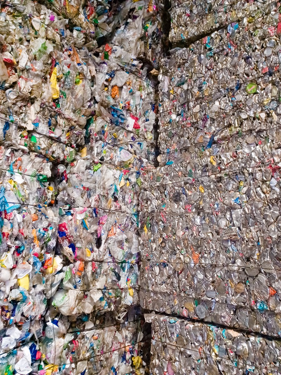 ♻️ Do you know what plastics you can recycle in Colchester?

Here's just some of your recyclable plastic - straight from your recycling bags - bailed & ready to be sent for sorting.

Once sorted it's turned into pellets that can be re-used in making new plastic products. 🌿🌟