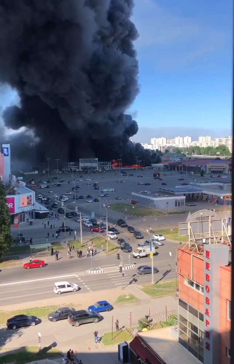 russians blatantly hit homegoods mall in Kharkiv in a broad daylight on weekend. Dozens of people injured. Dozens are missing. Families with kids… This is what the lack of ammunition and weapons leads to: russian airstrikes of civilian cities became normalized. No one is