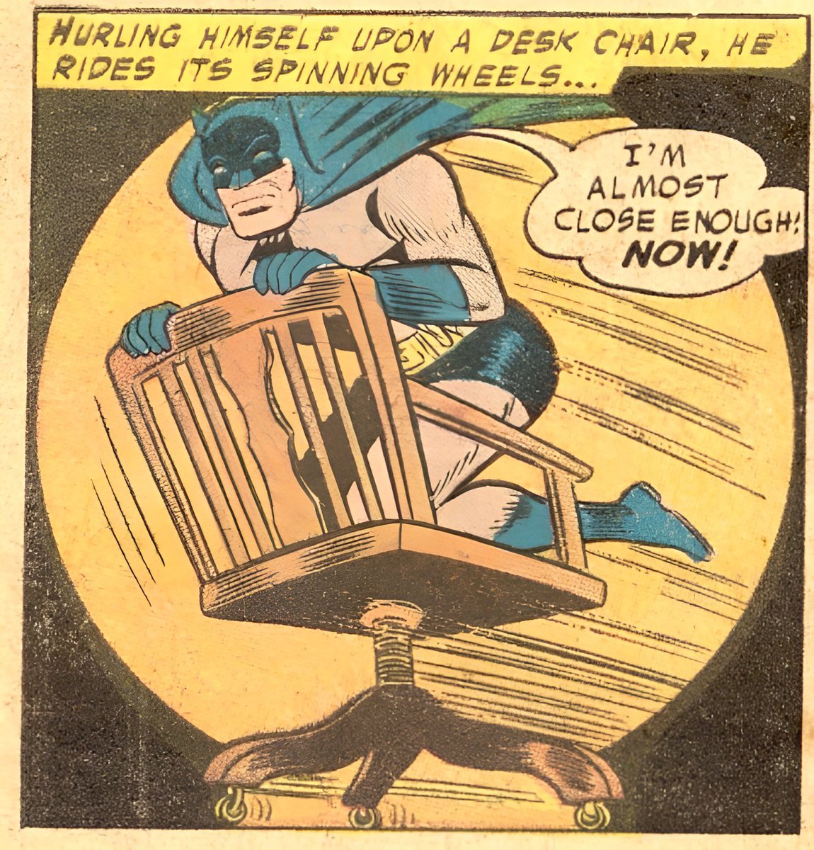 IntoWeird's tweet photo. Wacky Bats #DailyPanelOfWeird #Batman https://t.co/yh1uXnnrT5