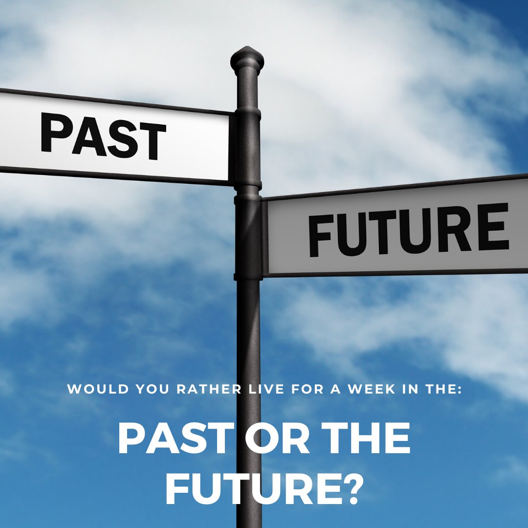 Would you rather live for a week in the past or the future? 🤔

#wouldyourather #past #travel #wanderlust #future
 #MVPRealty #Jayneyardenrealtor #Gulfcoastrealestate #Tampabayrealestate #floridarealestateforsale #florida #movetoflorida #ziptourswithjayney