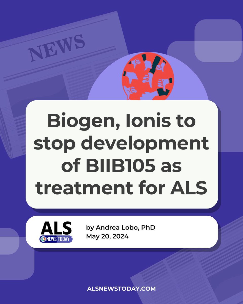 Catch up on the clinical trial data prompting @biogen and @ionispharma to terminate development of the experimental treatment: bit.ly/3WLaEyK #ALS #AmyotrophicLateralSclerosis #ALSDisease #ALSTreatment #ALSResearch