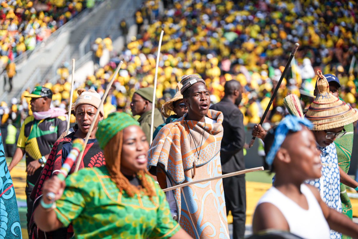 South Africa's diverse and resilient cultural history is a masterpiece that celebrates the strength of it’s people, it’s deep-rooted heritage and the beauty of its people coming together. #VoteANC2024 #LetsDoMoreTogether #SiyanqobaRally