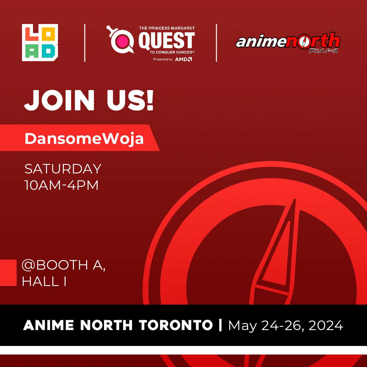 DansomeWoja's tweet photo. Live from #AnimeNorth! Doing my first charity stream at https://t.co/9PZGRki8vQ ❤️ please drop the stream by if you have the chance! #and #corsair #blacklyte #loadscreen #pmcf @Loadscreengg https://t.co/pfEDjUR6NA