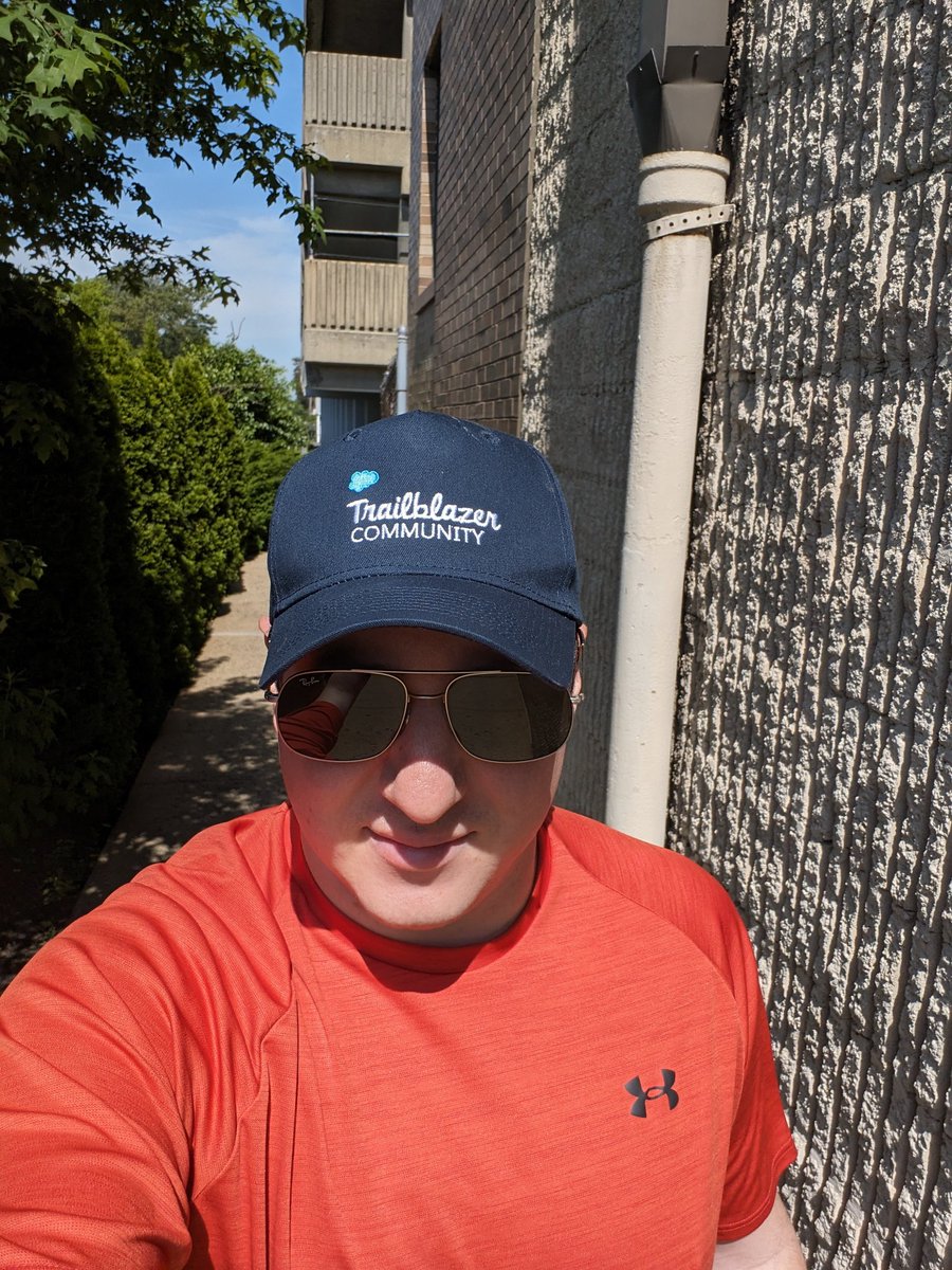Repping my favorite team at the Mets game today! #TrailblazerCommunity