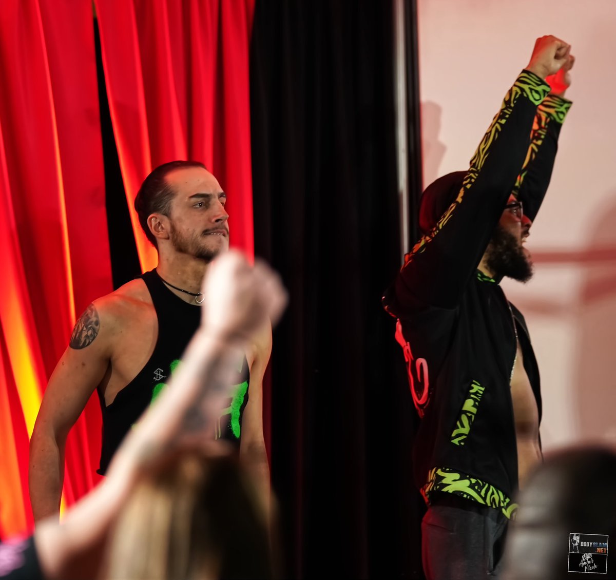 AmberNicoPhoto's tweet photo. Contract signing for the tag team championship match at Fight Life in Rehoboth, MA #fighlife #indiewrestling #wrestling #wrestler #professionalwrestling #digitalphotography #wrestlingfans #wrestlingphotography #wrestlingphotographer #sony #sonya7iii #boston #bodyslamnet #ambernicophoto #aew #wwe #ambernico #rehoboth #perfectstrangers #theunit #newenglandroyalty #miraclegeneration