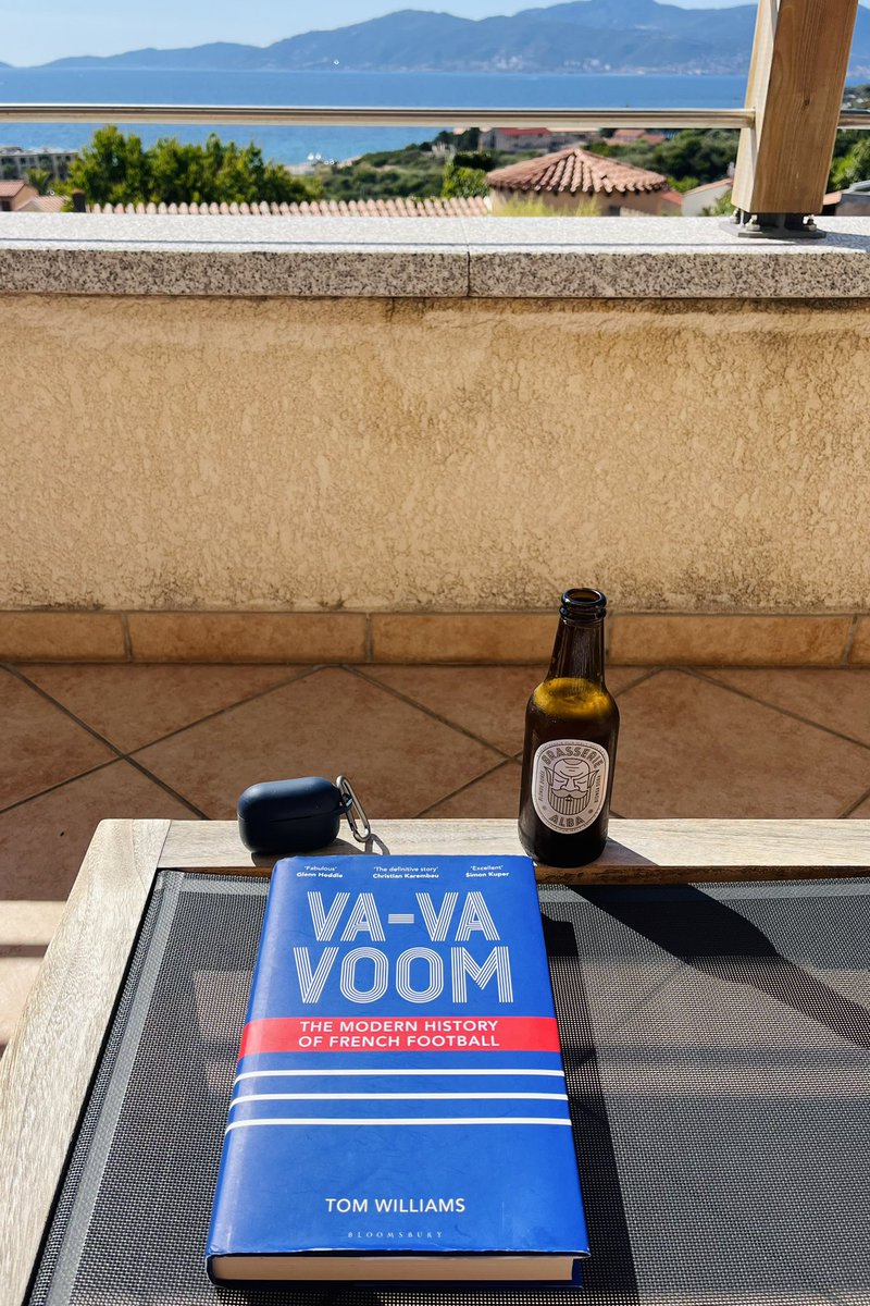 Congratulations @tomwfootball on a great read so far 👏🏼 Va-Va-Voom is also perfect summer holiday reading material for anybody with even a passing interest in 🇫🇷⚽️ Tipping my cap all the way from the Island 🧢
