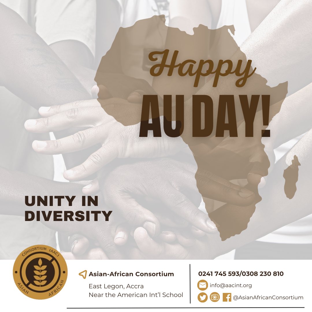 Let's celebrate our diversity, our resilience, and our determination to build a brighter future for all Africans.
Happy African Union Day! #AfricanUnionDay 
#AAC
#Jospongrice 
 #UnityInDiversity'