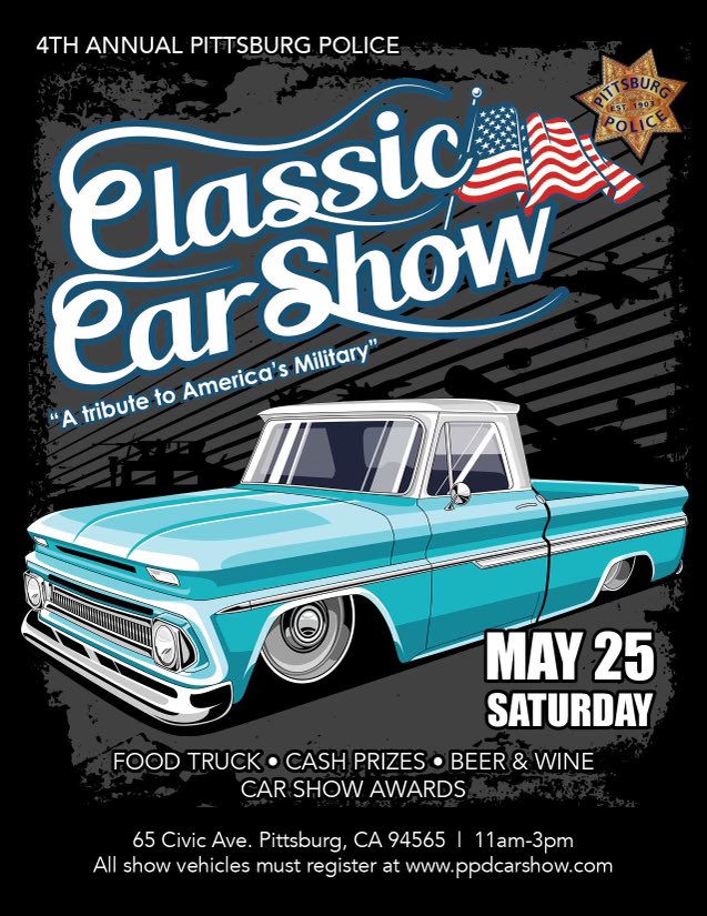 Don’t forget to come check out our Classic Car Show today! Registration opens at 8:00. Hope to see you all there. 🎤🚘🇺🇸