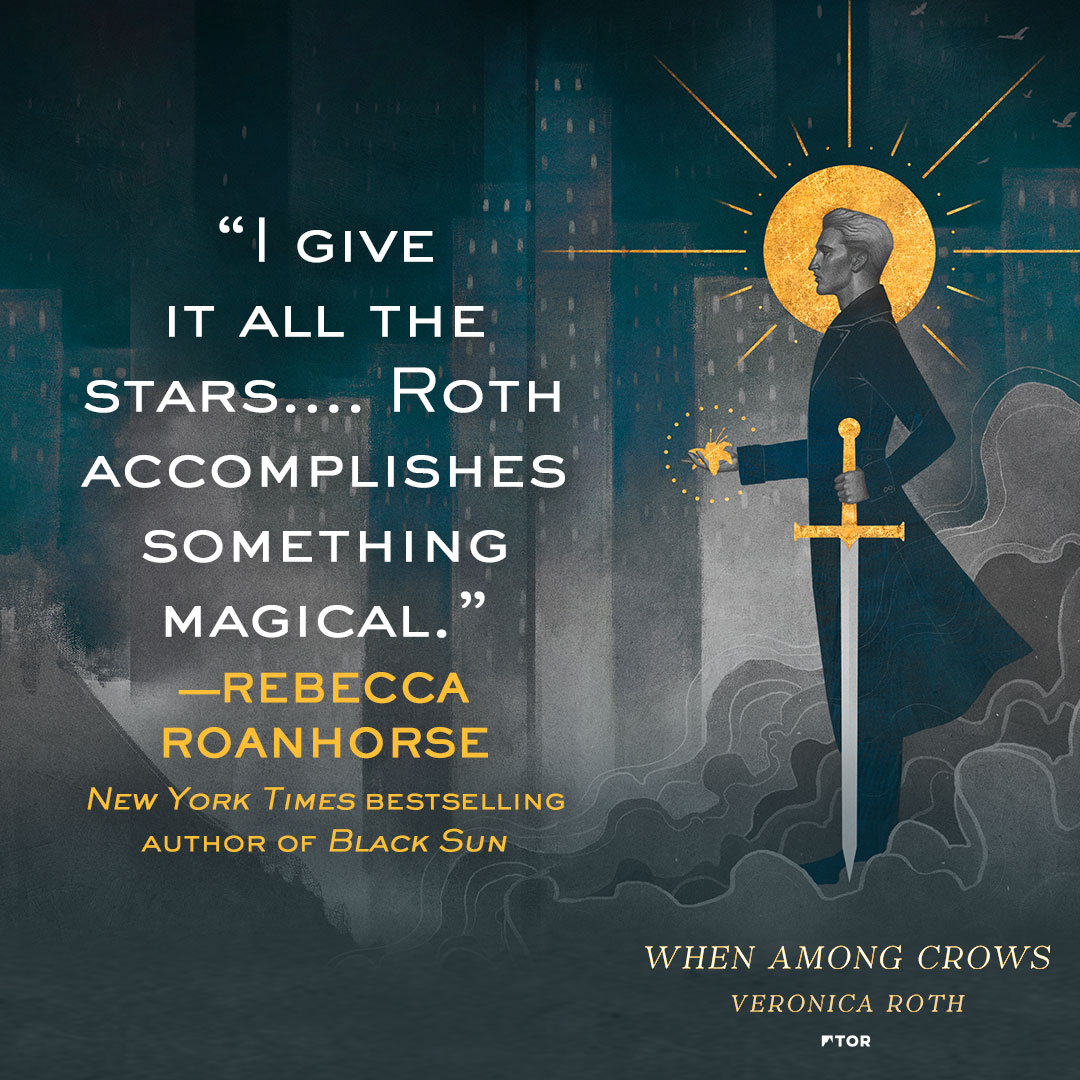 'I give all the stars...Roth accomplishes something magical.' - @RebeccaRoa4445, author of #BlackSun #WhenAmongCrows by Veronica Roth is available now! bit.ly/3TtqStb