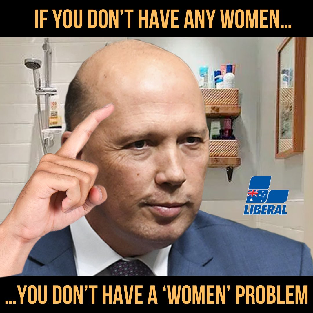 CaraMia200's tweet photo. The pattern of #LNPblokes taking on their own female mp’s continues. Altho’ shallow #HollieHughes was replaced by anor woman, female mp’s inc.#Ley, #Ruston &amp; #McIntosh all faced challenges &amp; demotions in faction battles.#LNP will never support #women in their toxic party. #auspol https://t.co/q5Zrdm1bZl