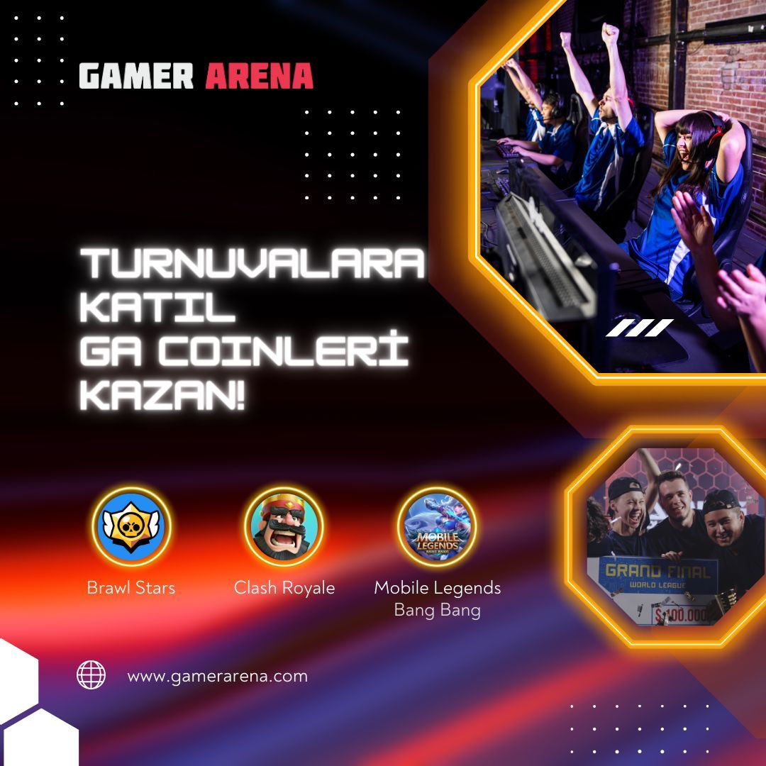 🏆 GamerArena.com Turnuvalarına Katıl, GA Coinleri Kazan! 🏆

Oyun becerilerini gösterme zamanı! 💪 GamerArena.com'da düzenlenen turnuvalara katılarak hem eğlen hem de GA Coinleri kazan! 🎮💰

#GamerArena #TurnuvaZamanı #GACoin #OyunSeverler #KazanmayaBaşla
