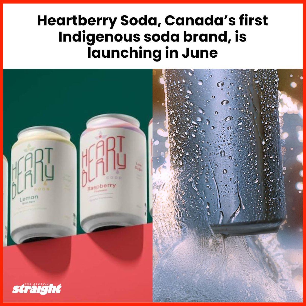 Sip, sip, hooray! Heartberry soda is inspired by Indigenous knowledge and the bountiful abundance of nature in BC. Learn more about their launch 🥳 : straight.com/food/heartberr…