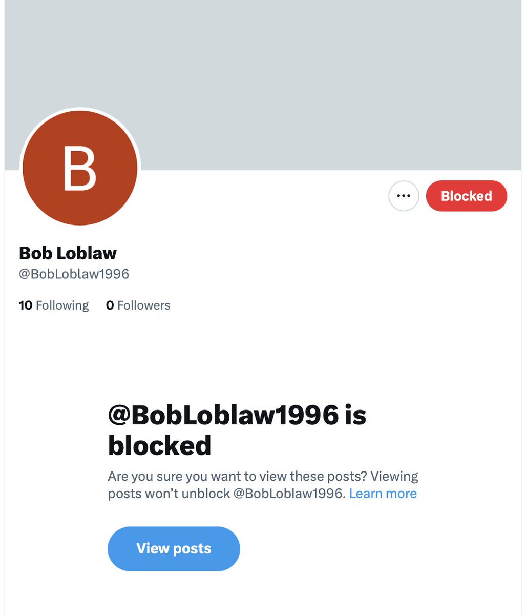 This one is a tad obsessive: @BobLoblaw1996 I've obviously upset him before by calling out his racism. He's one of those 'I'm not a racist, you Gammon' wankers. So, although no doubt he'll see it as a win, and crow a bit, I've decided that life's too short to watch shit float