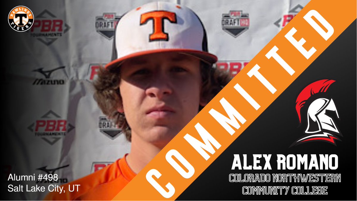 Congrats to Alex Romano on his commitment to Colorado Northwestern Community College! 

#TigerAlum
<a href="/Rawlings_Tigers/">Rawlings Tigers</a>