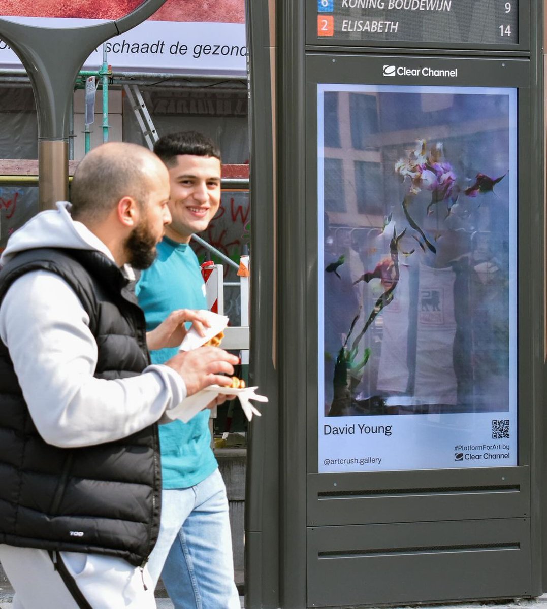 Back in March <a href="/Arthemort/">Arthemort 🔜 ETHCC</a> invited me to be one of the curators for a big exhibition of digital art on IRL billboards in Belgium (over 200 cities in Belgium!). Millions of people could admire some amazing blockchain-based art! Today <a href="/david_young__/">David Young</a>  one of the artists I suggested