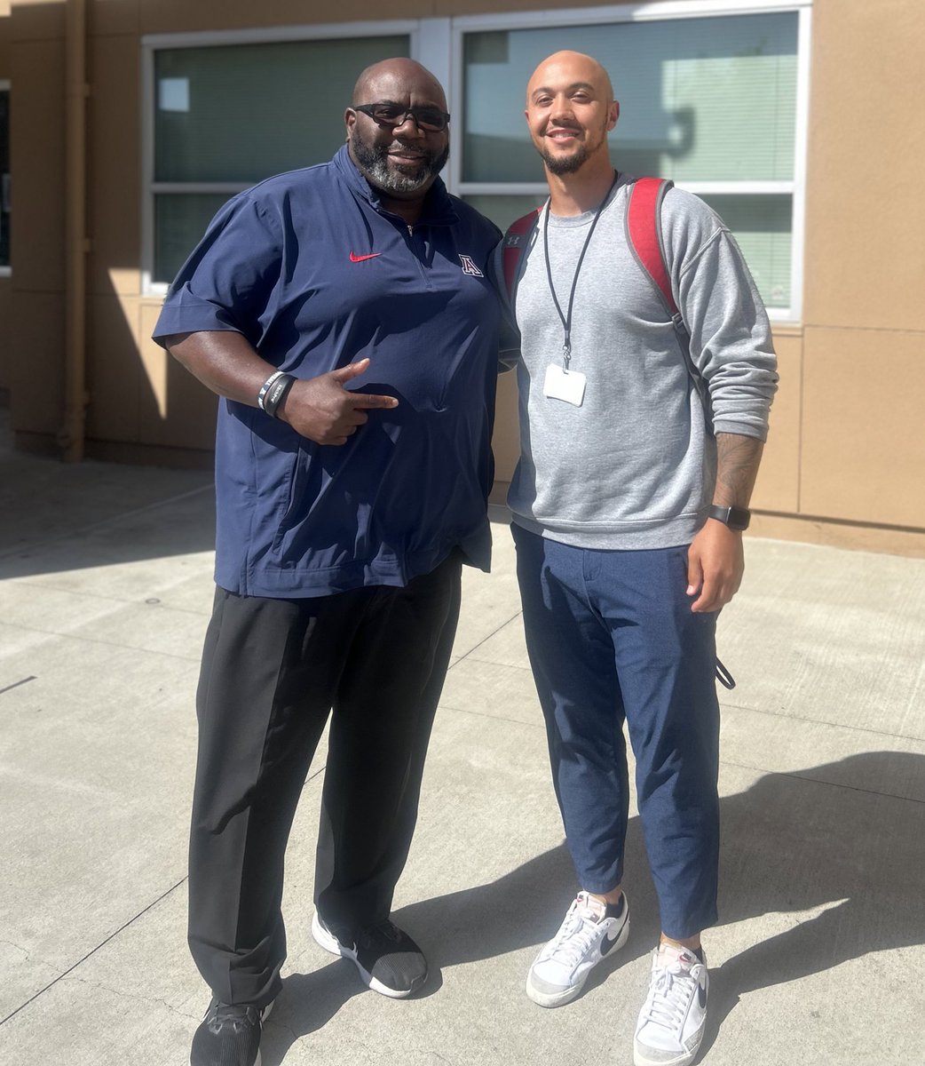 Always good speaking with a lifelong mentor, @RealCoachCarter of @ArizonaFBall ‼️