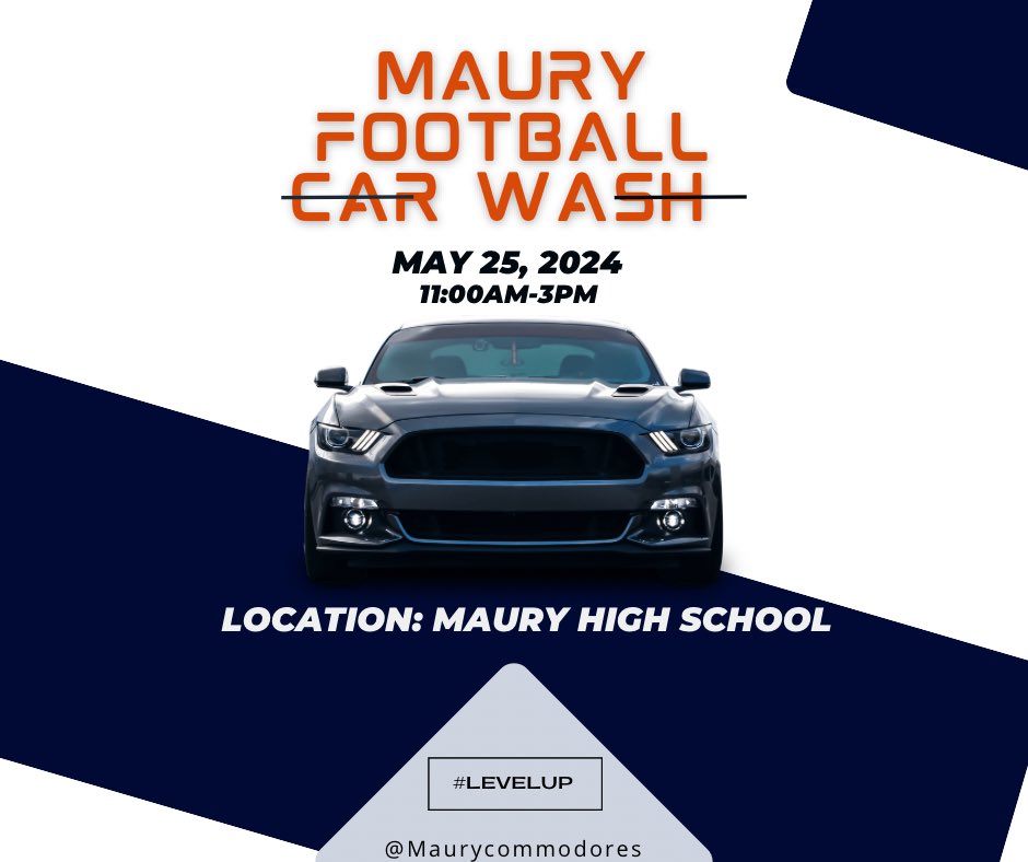 Great weather to get your car washed!! Come see your favorite State Champs at the school today! 🏎️🚗🚿🚿