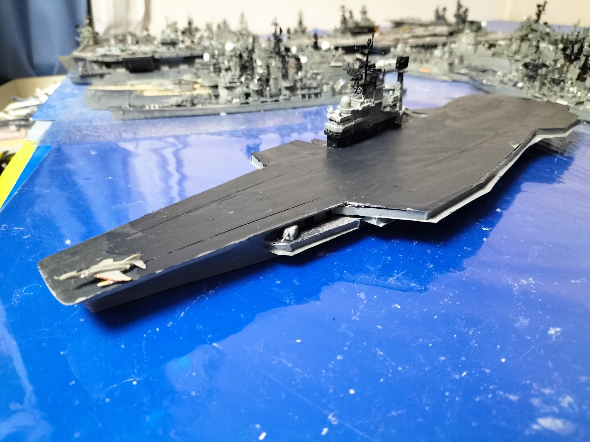 軽空母 ユニコーン　SEC+　箔押し 1/700 艦NEXTシリーズ №8 EX-5 日本海軍航空母艦 信濃(軍艦色