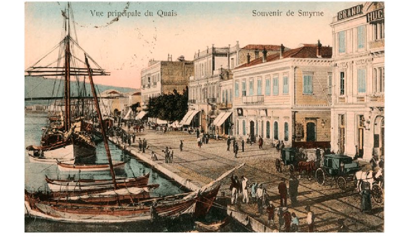 Smyrna 1908. The multicultural city that the Europeans called 'the Paris of the Levant' and the jewell of Asia Minor. Before its destruction by the Turks, the city of Smyrna on the Anatolian coast was one of the world’s richest, most cosmopolitan and ethnically diverse