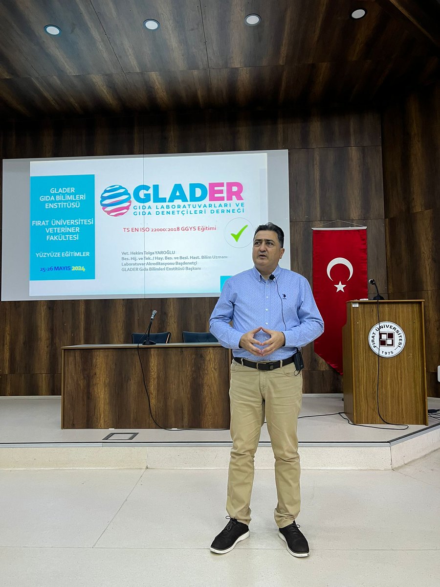 vetdrcandemir's tweet photo. GLADER Gıda Bilimleri Enstitüsü Bşk.lıgı ile Fırat Üniversitesi Veteriner Fakültesi Gıda Bölüm Başkanlığı ile birlikte organize edilen ISO 22000 GGYS Temel Eğitiminin birinci günü başarıyla tamamlandı...
#GLADER
@mcalici2000
@tolgayaroglu1 https://t.co/9sNGOLj8aK