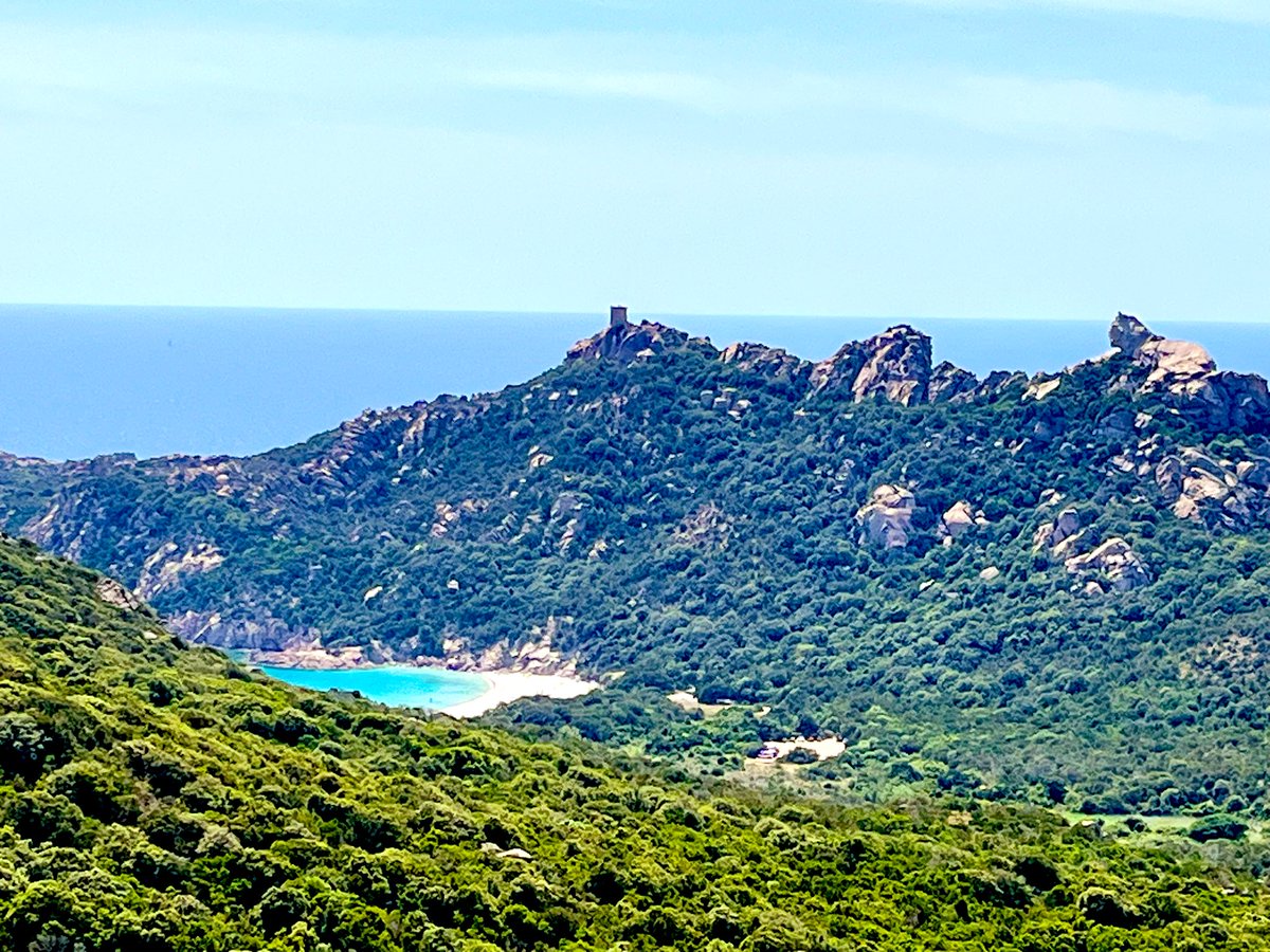 Cycled from North Corsica to West Corsica, crossed the mountains to east Corsica to once again cross the mountains to end up at Roccapina beach … Last night in Corsica to cross to Sardinia #travel #corsica