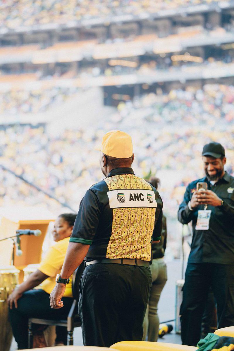 #SiyanqobaRally ⚫🟢🟡 Today we gathered in our thousands, carrying with us the hopes and aspirations of millions more across the length and breadth of our country, to declare that, together, we will do more and we will do better. #VoteANC2024 #LetsDoMoreGogether