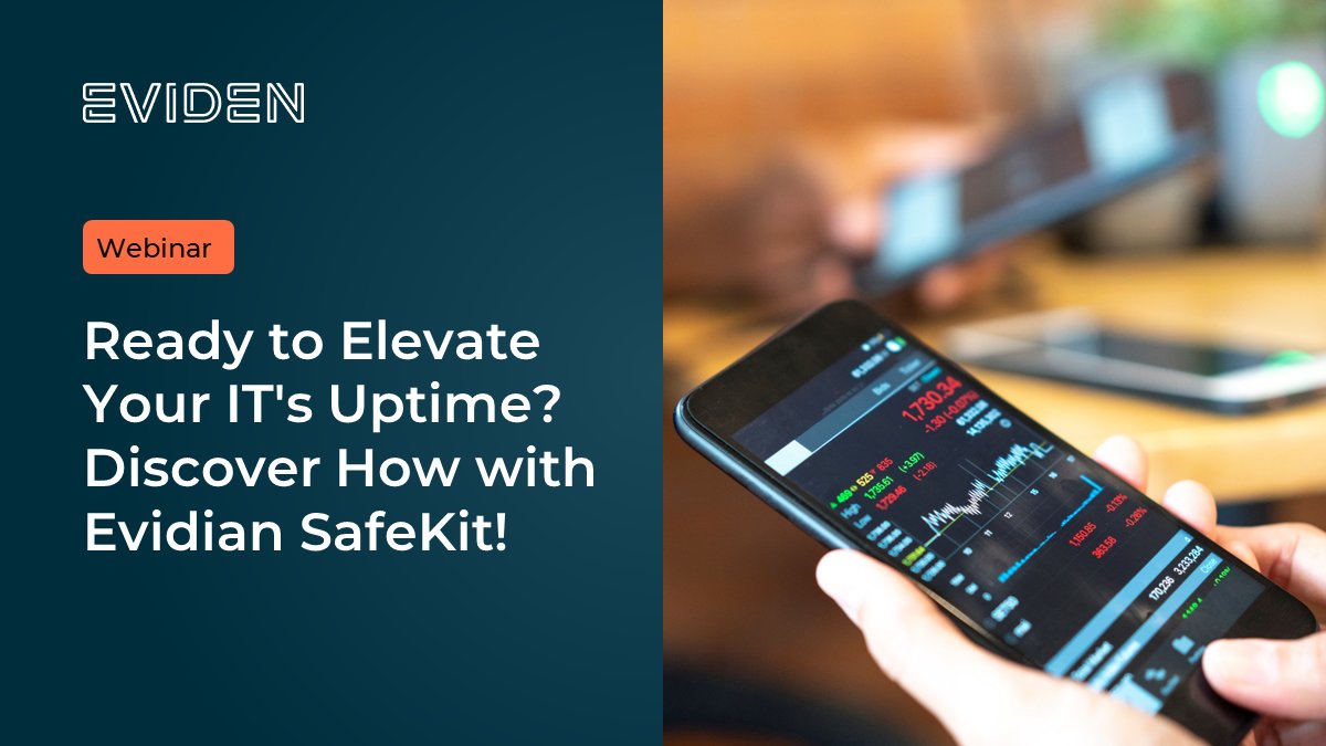 [#WEBINAR] 💻 Join us for an insightful webinar on #EvidianSafeKit the 4th of June at 4PM, and learn how simple high availability can be.

Perfect for any IT professional looking to streamline their infrastructure

🔗 Register 👉 here events.teams.microsoft.com/event/9c02b81c…​

#Cybersecurity