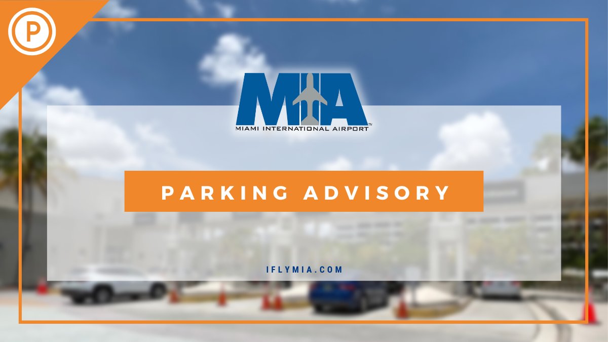 ⚠️ #TravelAdvisory (05/25/24) ⚠️ Parking is available but will be limited in our garages this #MemorialDay weekend. If you will be traveling, arrive early and consider these alternatives to get to MIA: ☑️ Rideshare or taxi service ☑️ Limo or car service ☑️ @IRideMDT & @Tri_Rail