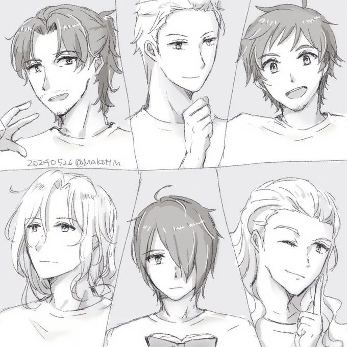 展示会メモがちゃんと描けず心残りだったので
SideMの担当と推しとつい目で追っちゃうひとたち 