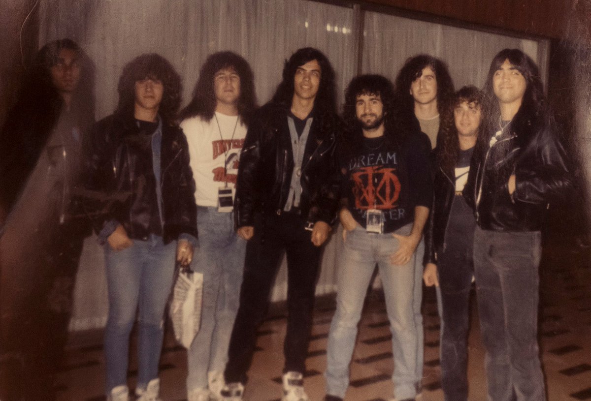 What a throwback. Thanks for the photo, Tasos Anestis!

"Frank Aresti, Mark Zonder, Jim Matheos, Joe DiBiase &amp; Ray Alder και guest star Γιωργος Τσακουμης"