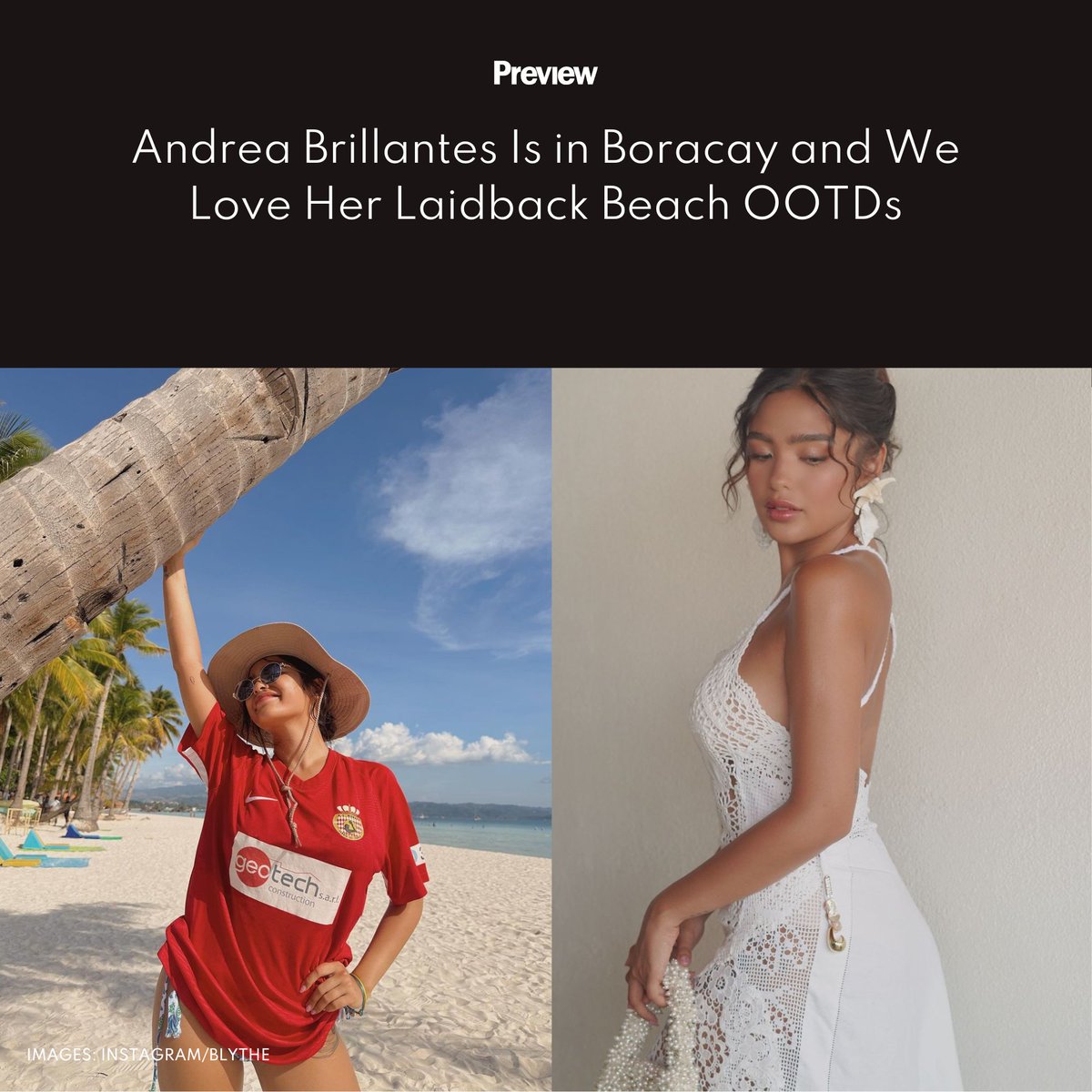 #AndreaBrillantes is a certified beach babe! FULL STORY: bit.ly/3R2Dxmq