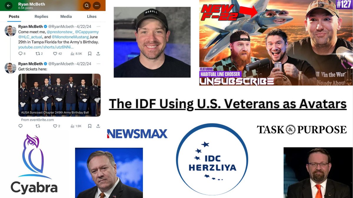 DCinTejas's tweet photo. After January 6th, I have ZERO tolerance for U.S. veterans working for private foreign intelligence companies (@TheCyabra @Veloxxity1) that actively target the veteran community online. 

How is that not a FARA violation?
@TheJusticeDept 
#ProtectOurVets https://t.co/p7Z3WsF0qD
