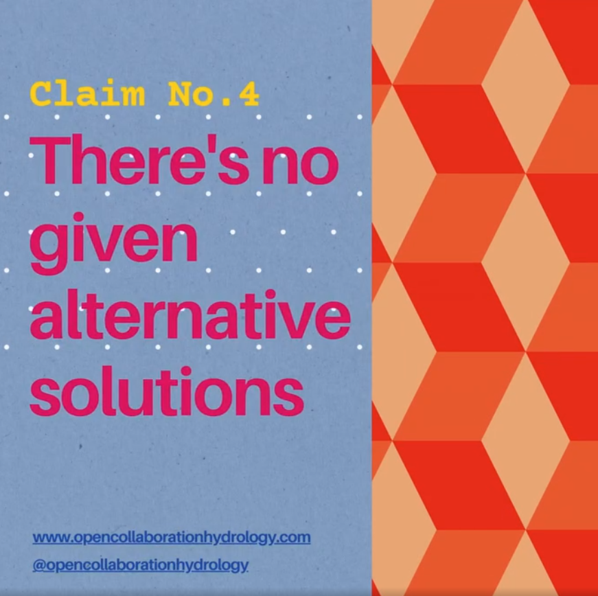 OpenChydrology's tweet photo. What are the claims in wicked problems?
Claim No.4: There 's no given alternative solutions
Visit: https://t.co/ppiAD8cQ5Q
#OpenCollaborationHydrology
#Hydrology #WickedProblems #WaterScience https://t.co/JUQNbGyuNH