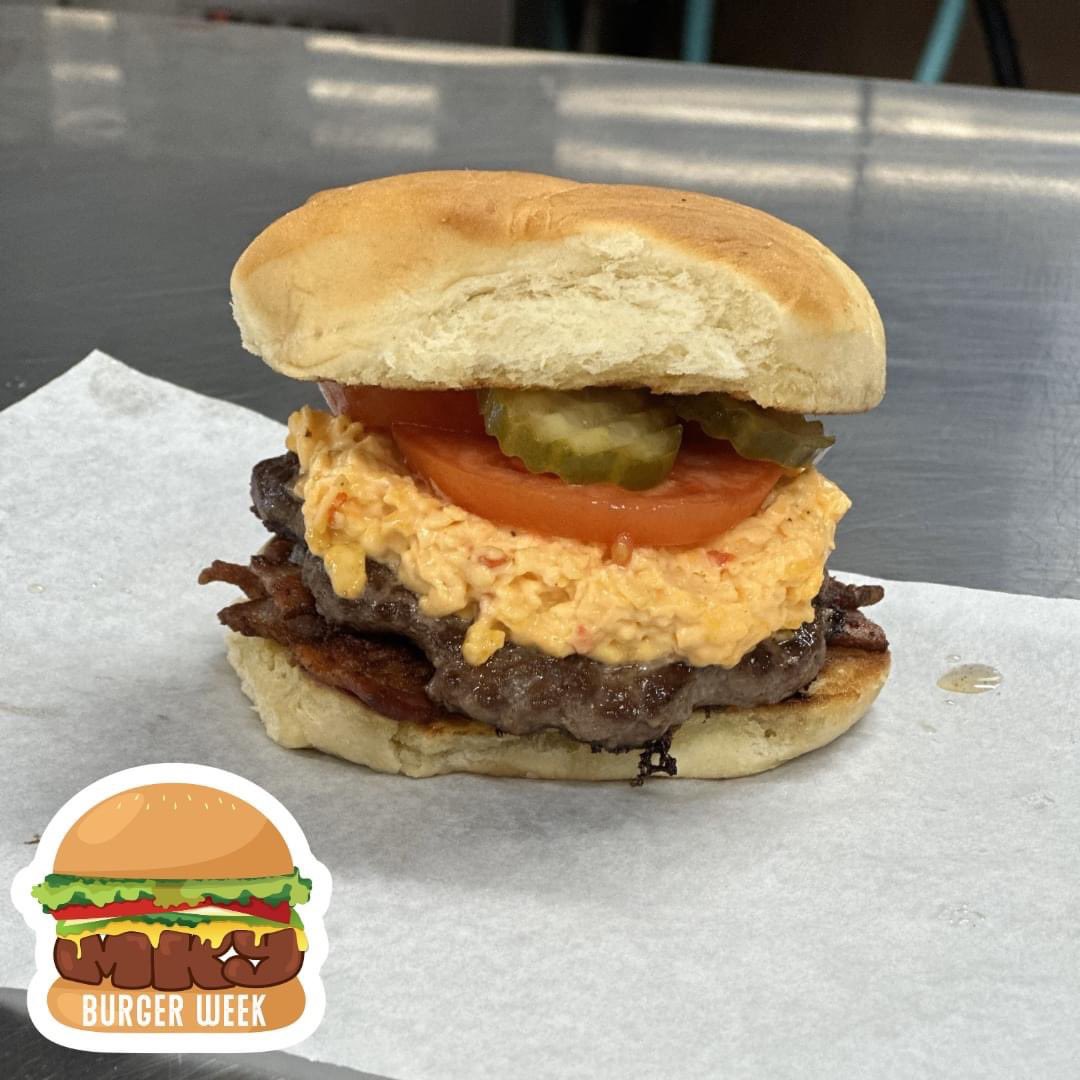 🍔MKY Burger Week🍔- - Sammons' Bakery  

The Pocket's Burger
A quarter pound all beef patty with bacon, BBQ sauce, and pimento cheese on a toasted homemade bun dressed how you like it.

Which burgers did you like best this week?!

#MKYBurgerWeek #MurrayKY #MurrayKentucky #NTTW24