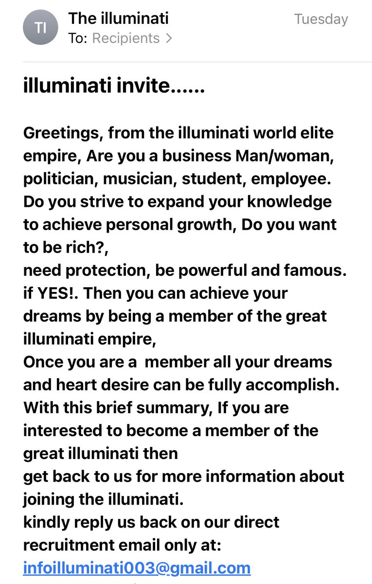 I feel like the Illuminati would know to only use three periods in ellipses, otherwise we are VASTLY overestimating them.