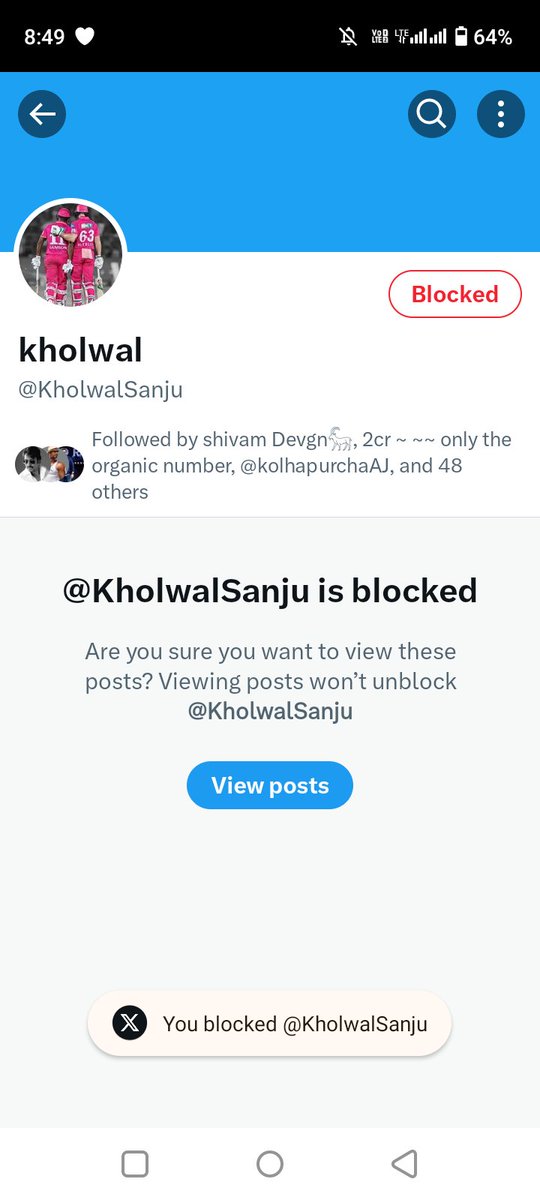 IamAks_'s tweet photo. Is chuu gawar ko bahut samjhaya limit par kar diya aaj ek #ADian block hua mere se aise 2 no ke fan jo Chhakians se bhi jada gire hote h https://t.co/XihSD62C5A